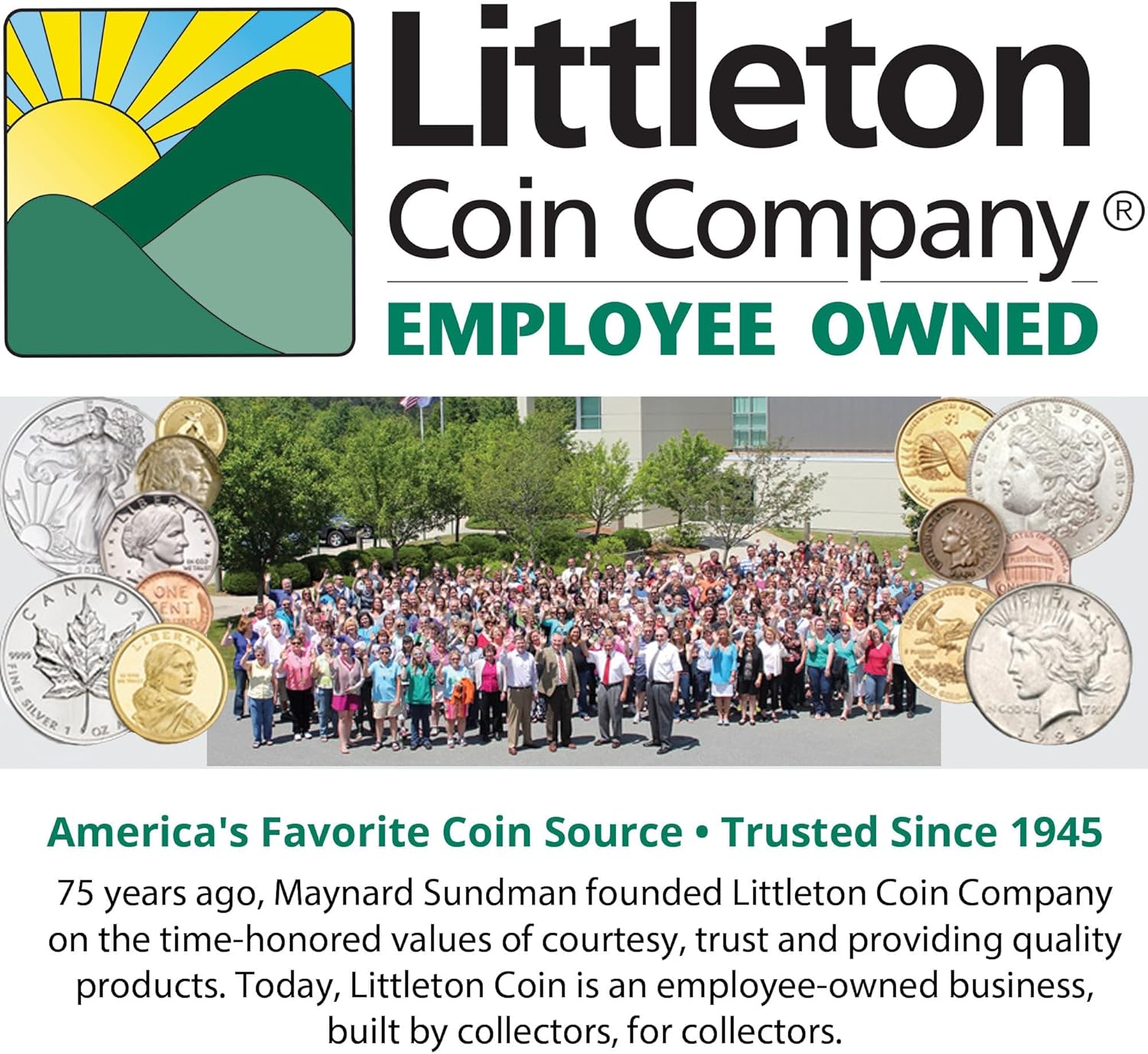 Alternative view of Littleton Coin Company 2018-2032 P&D U.S. Innovation Dollar Album Coin Storage