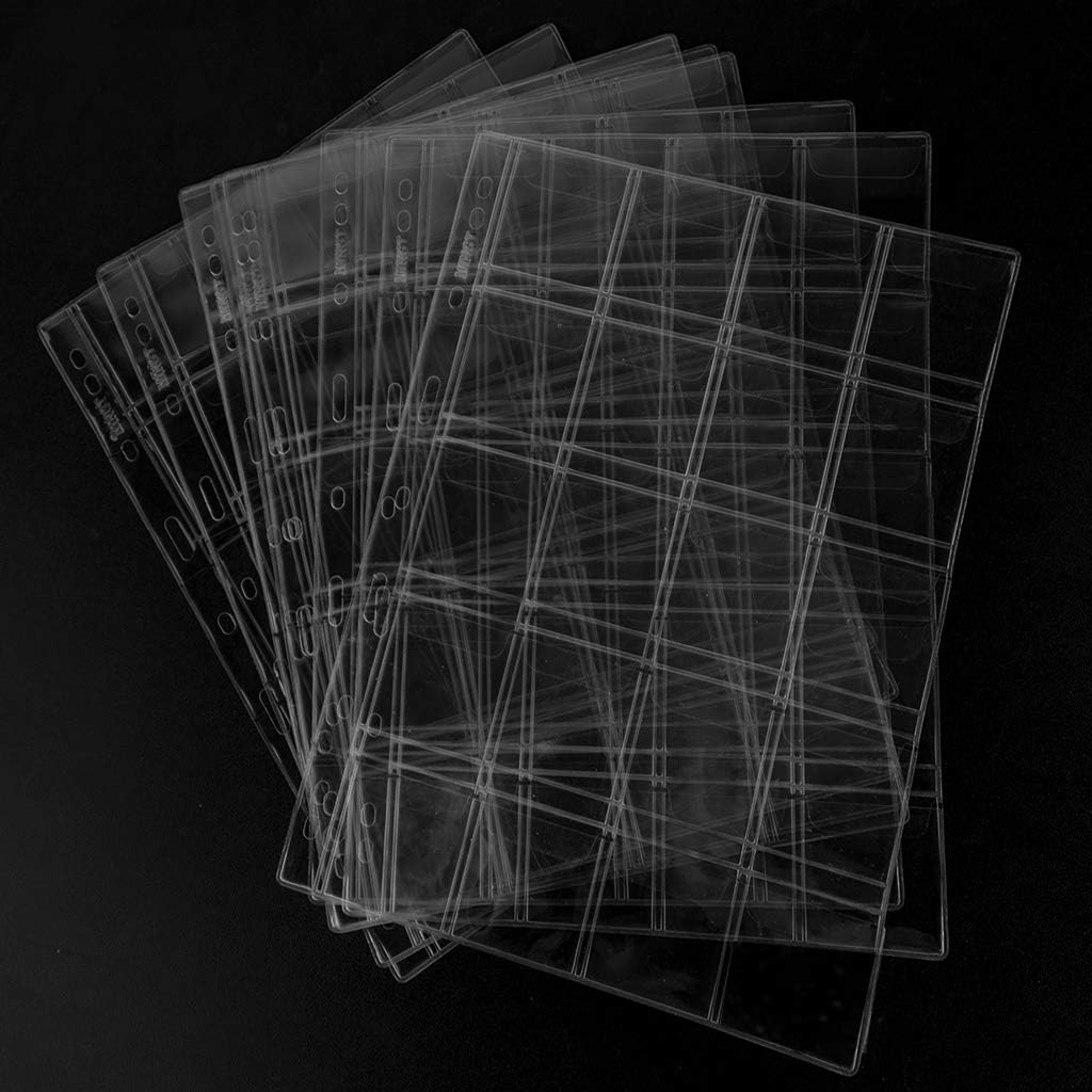 Coin Collecting Pages 5 Sheets 20 Pockets Standard 9Hole Coin Pocket Inserts Collecting Sleeves for Coins Uncle Paul CS03520 - Image 5