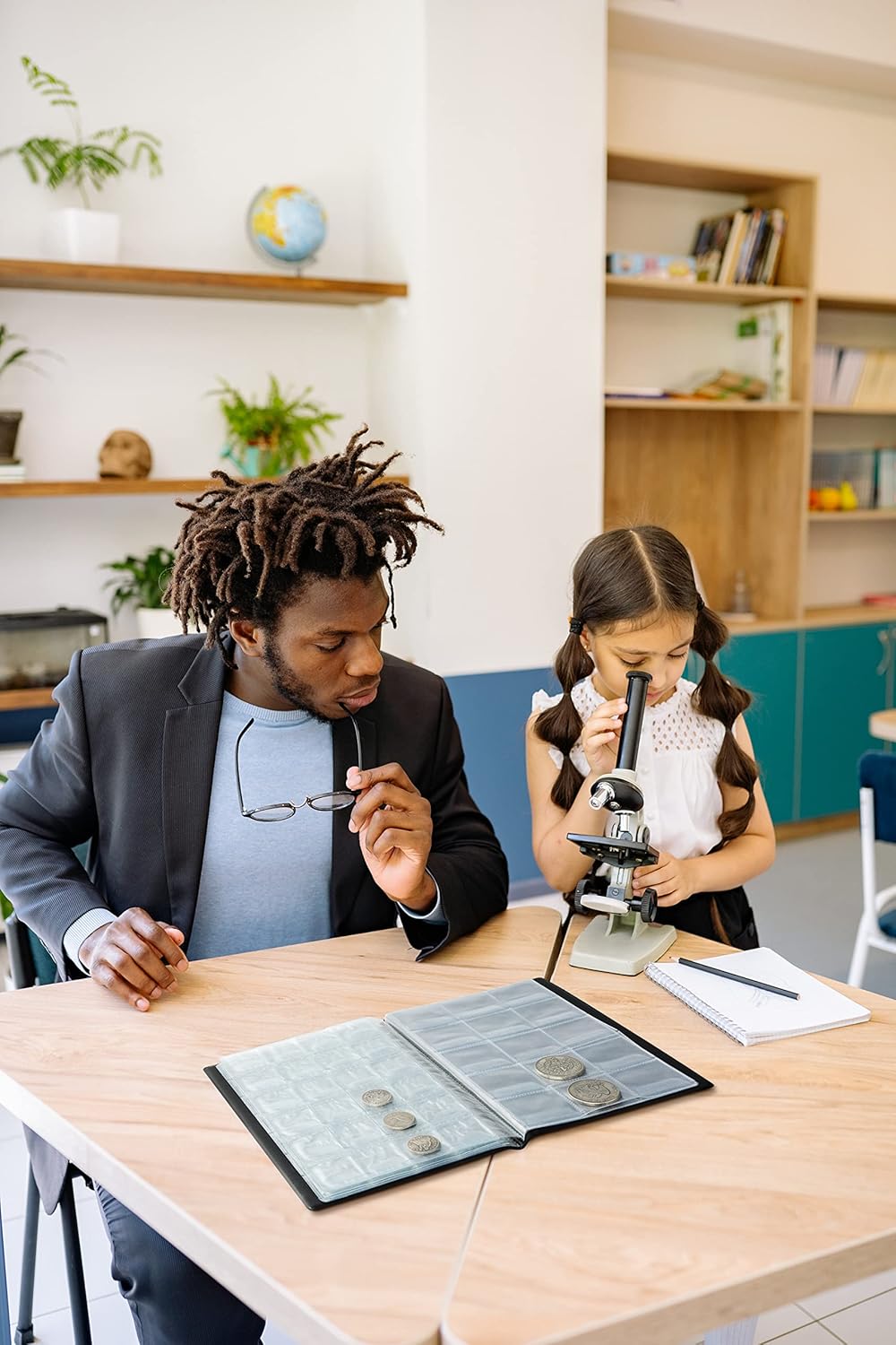 Coin Album for Collectors,340 Pockets Coin Collection Book Holder Display Storage Case,Collecting Sleeves Organizer Supplies for Coins,Pennies,Quarters,Badges,Stamp