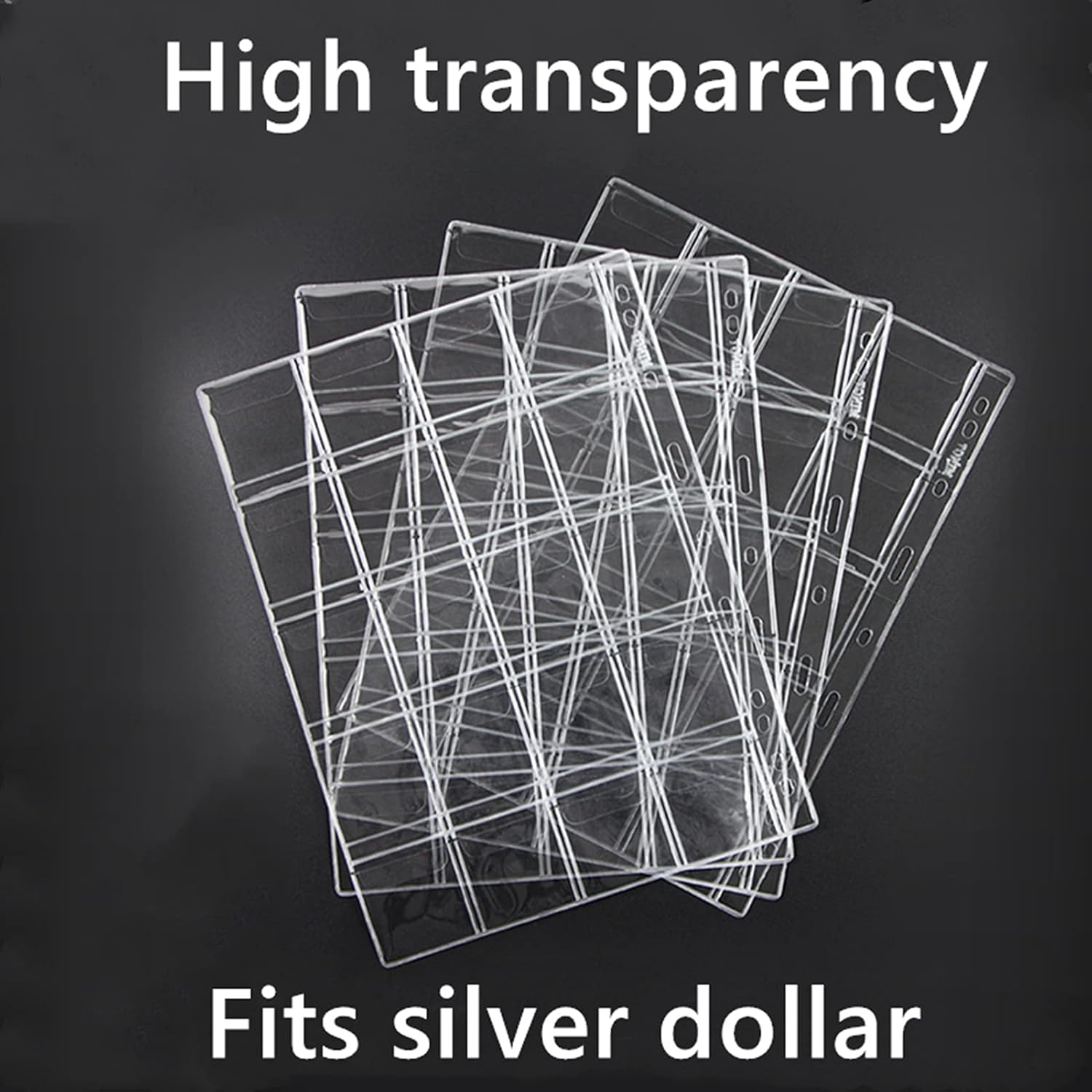 Alternative view of MUDOR 200 Pocket Coin Pages for Collectors, Standard 9-Hole Coin Collection Pages fit Most Binder, Coin Collecting Supplies, 10 Sheets Coin Sleeves for Coin, Stamp, Badges etc (20 Pocket -10 Sheets)