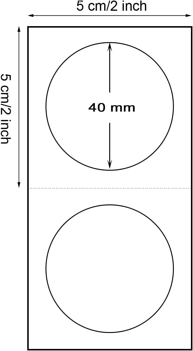 Alternative view of PPhtony 50Pcs Coin Flips 2 by 2 Inch Cardboard Paper Coin Holder for All Coin Collection Collector Collecting Supplies (40 mm)