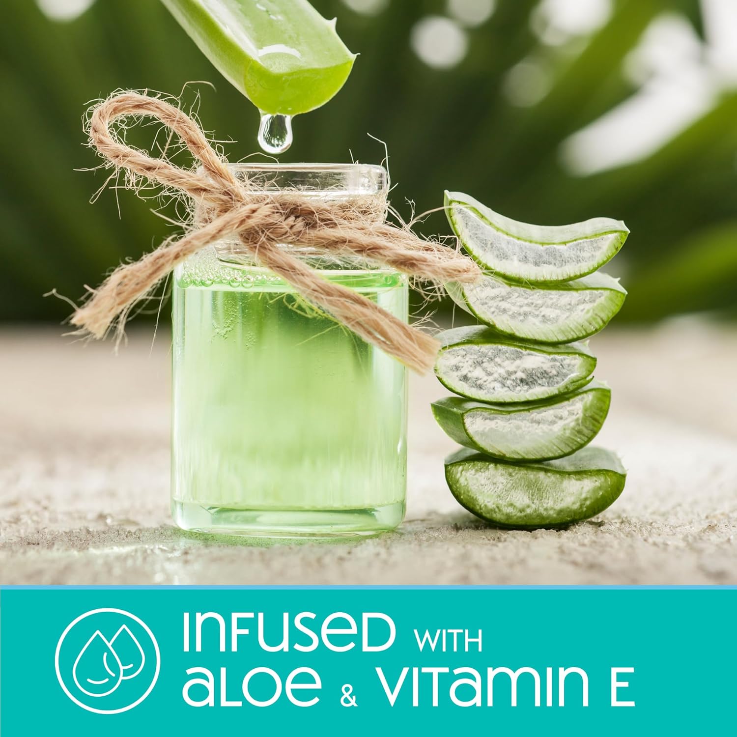 Alternative view of Nice 'N Clean Adult Flushable Wipes (3 x 60 Count) | Personal Cleansing Wipes Made from Plant-Based Fibers | Infused with Aloe & Vitamin E