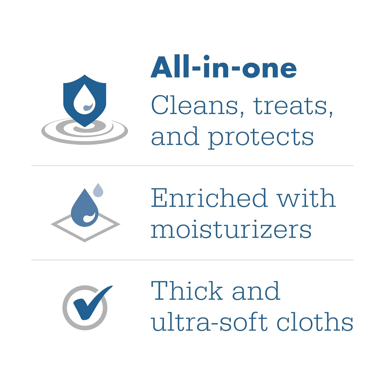 Alternative view of Stryker - Sage Comfort Shield Barrier Cream Cloths with Dimethicone - 1 Package, 24 Cloths u2013 One-step Wipes Clean, Treat and Protect Skin from Incontinence Associated Dermatitis, Hypoallergenic