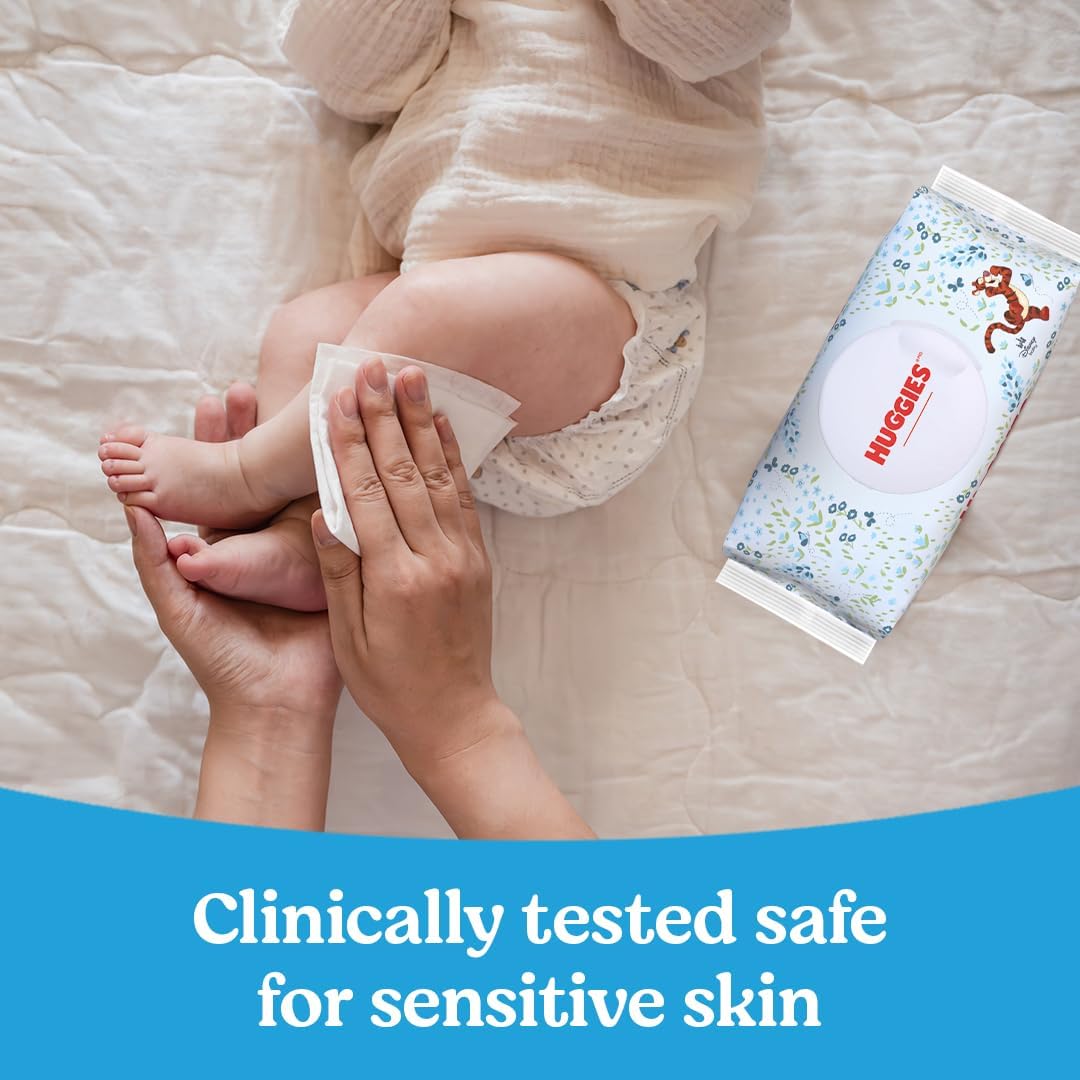 Alternative view of Huggies Natural Care Cucumber, Aloe and Vitamin EBaby wipes, Hypoallergenic, Scented, 6 Flip-Top Packs (288 Wipes Total), Packaging May Vary