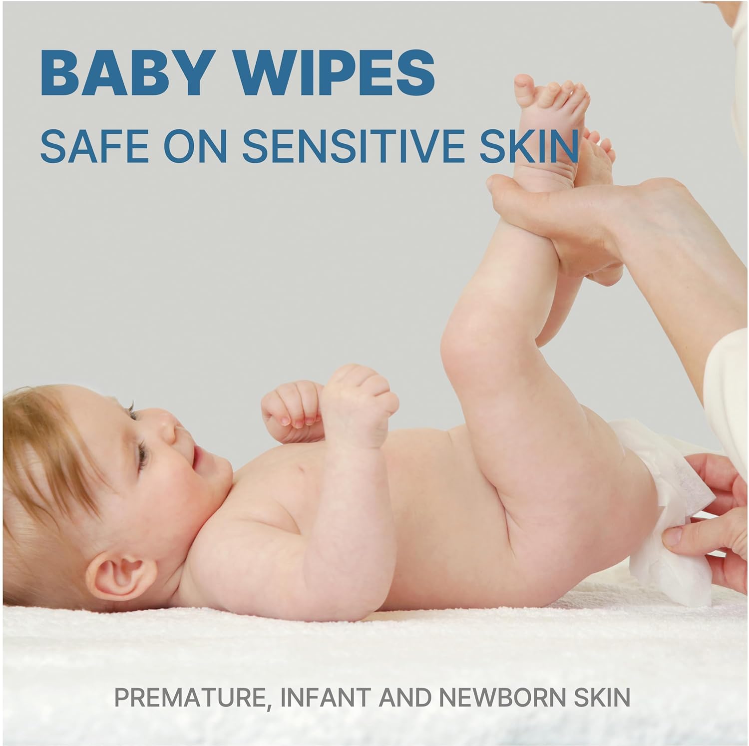 Alternative view of BEBESUP-Koreau2019s #1 SensitiveBaby wipes -Hypoallergenic Water-based Unscented Alcohol-Free Extra-Thick Ｏrganic Superfood Extracts Plant- Based for sensitive skin Flip-Top 640 Count (8 Packs)