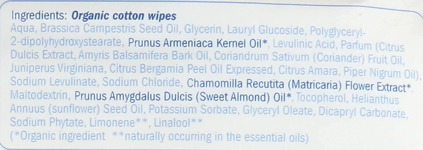 Alternative view of Natracare Organic CottonBaby wipes With Essential Oils of Chamomile, Apricot and Sweet Almond Oil (16 Packs, 800 Wipes Total)