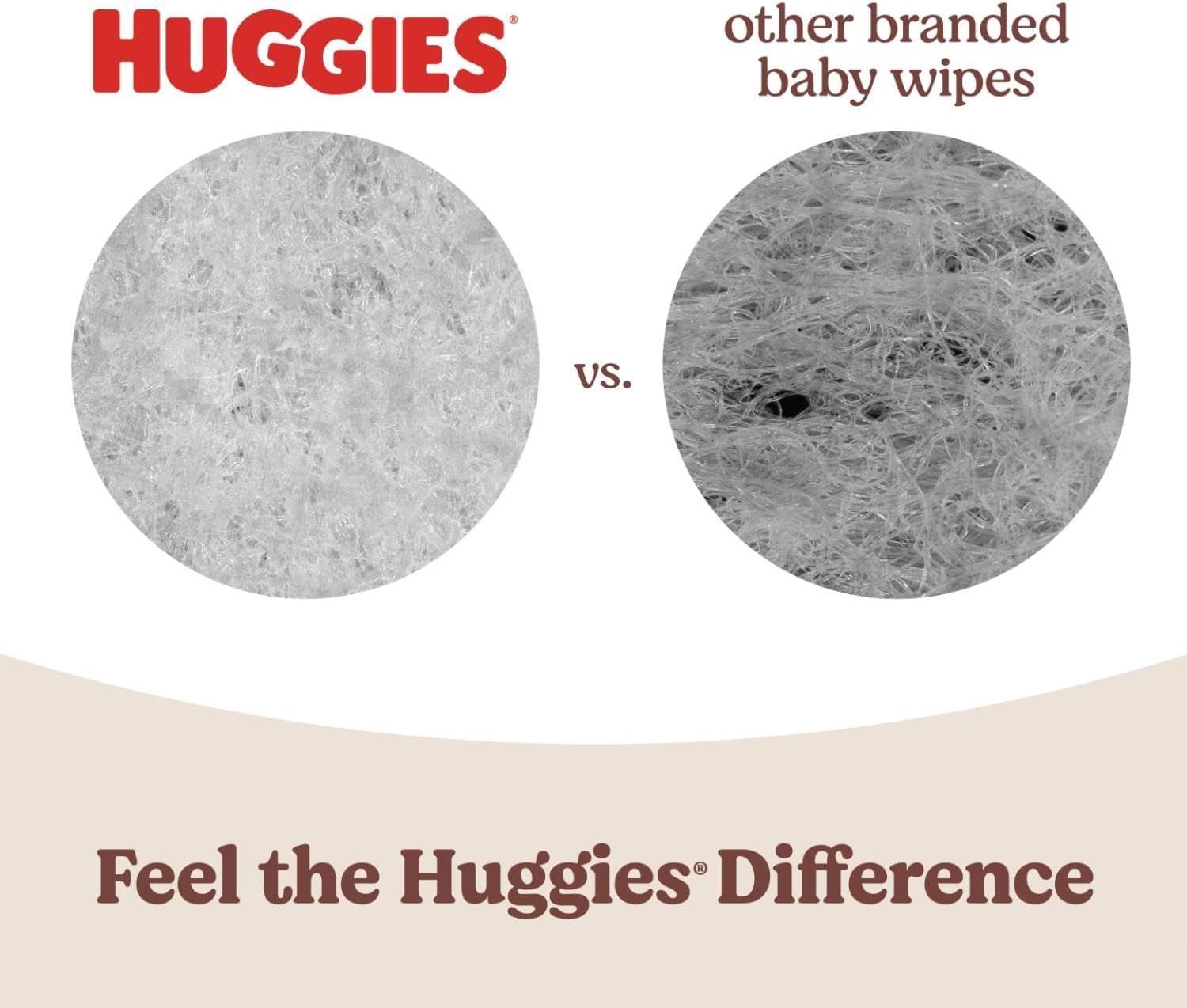 Alternative view of Huggies Nourish Scented Diaper Wipes, 2 Push Button Packs (112 Wipes Total)