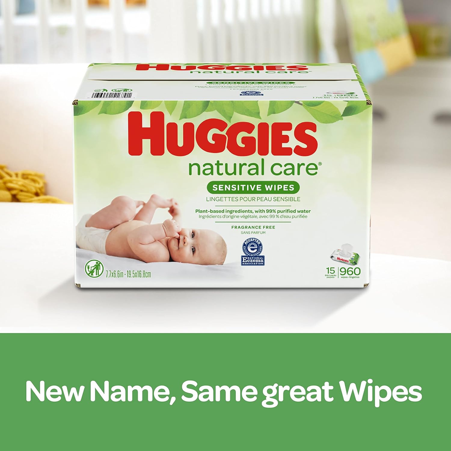 Alternative view of Huggies Bundle - 12 Pack of Natural Care Unscented Baby Travel Wipes 16ct. Each