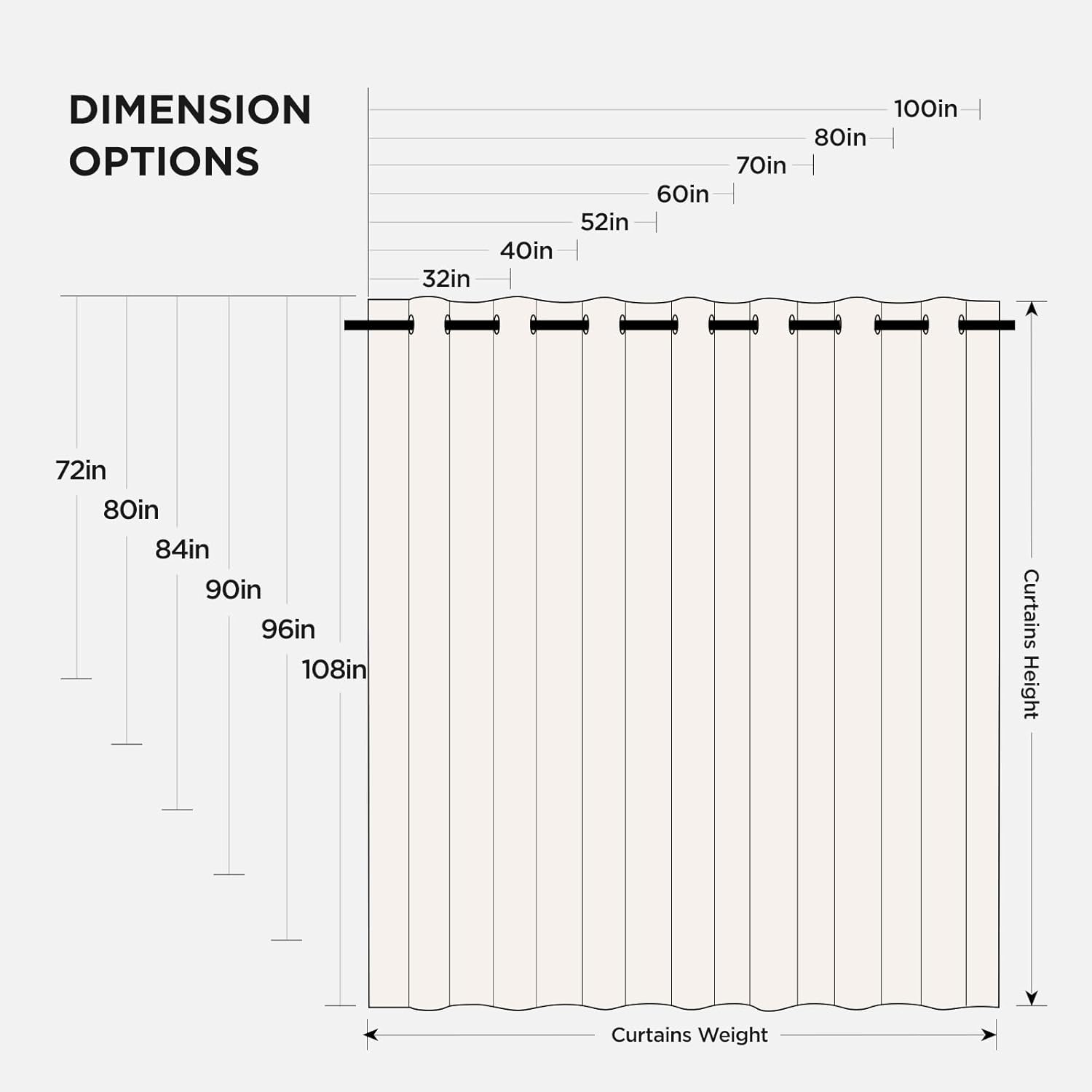 Joydeco Blackout Patio Sliding Door Curtains 84 Inches Long, Grommet Privacy Room Divider Curtains, Extra Wide Thermal Blackout Drapes for Bedroom Living Room (Black, 100Wx84L, 1 Panel)