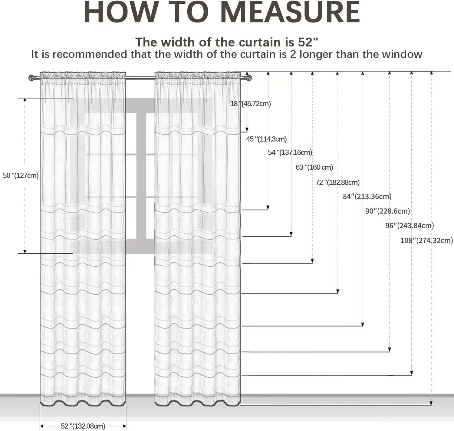 Karseteli Semi Voile Sheer Curtains 84 Inches Long 2 Panels Rod Pocket Window Treatment for Living Room Bedroom Dining Room(Foliage Green 52" W x 84" L)