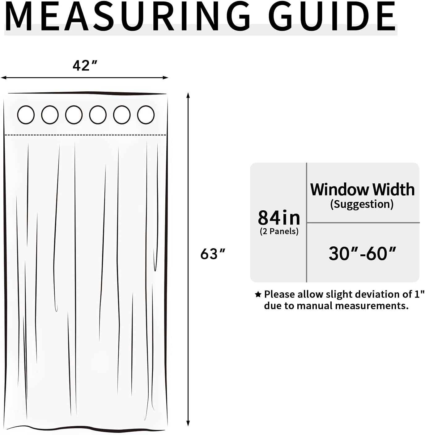 Easy-Going Blackout Curtains for Bedroom, Solid Thermal Insulated Grommet and Noise Reduction Window Drapes, Room Darkening Curtains for Living Room, 2 Panels(42x63 in, Gray)