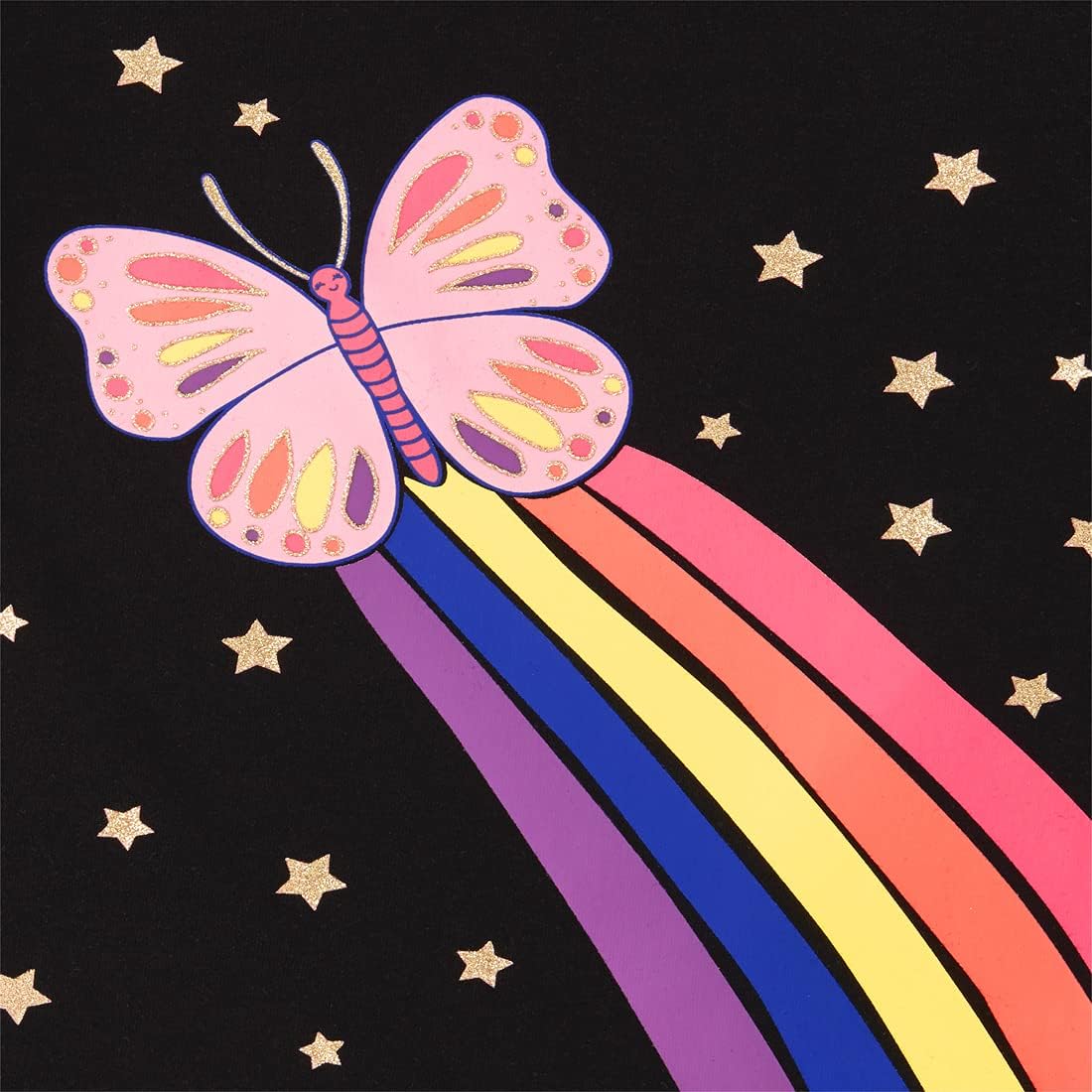 The Children's Place Baby-Girls and Toddler Unicorns,Butterflies,Trends Short Sleeve Graphic T-Shirts,3 Pack