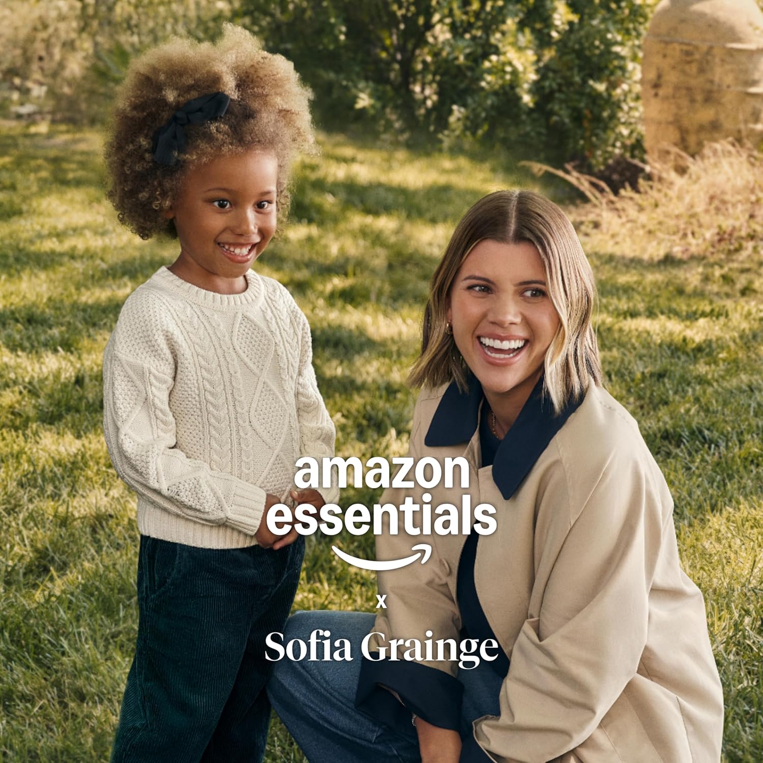 Amazon Essentials x Sofia Grainge Toddlers and Baby Girls' Corduroy Velour Set