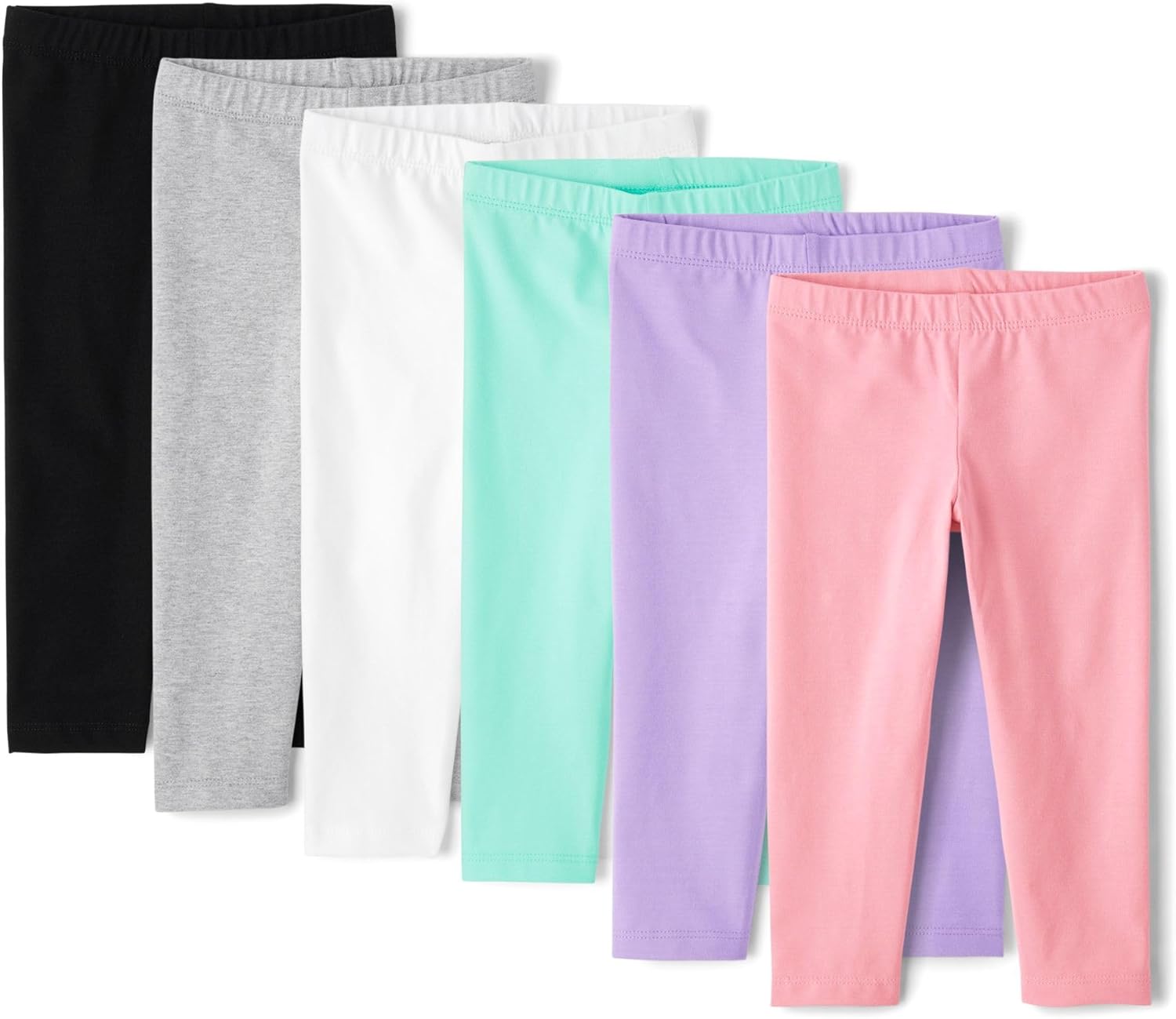 Alternative view of and Toddler Assorted Solid Leggings, Multipacks
