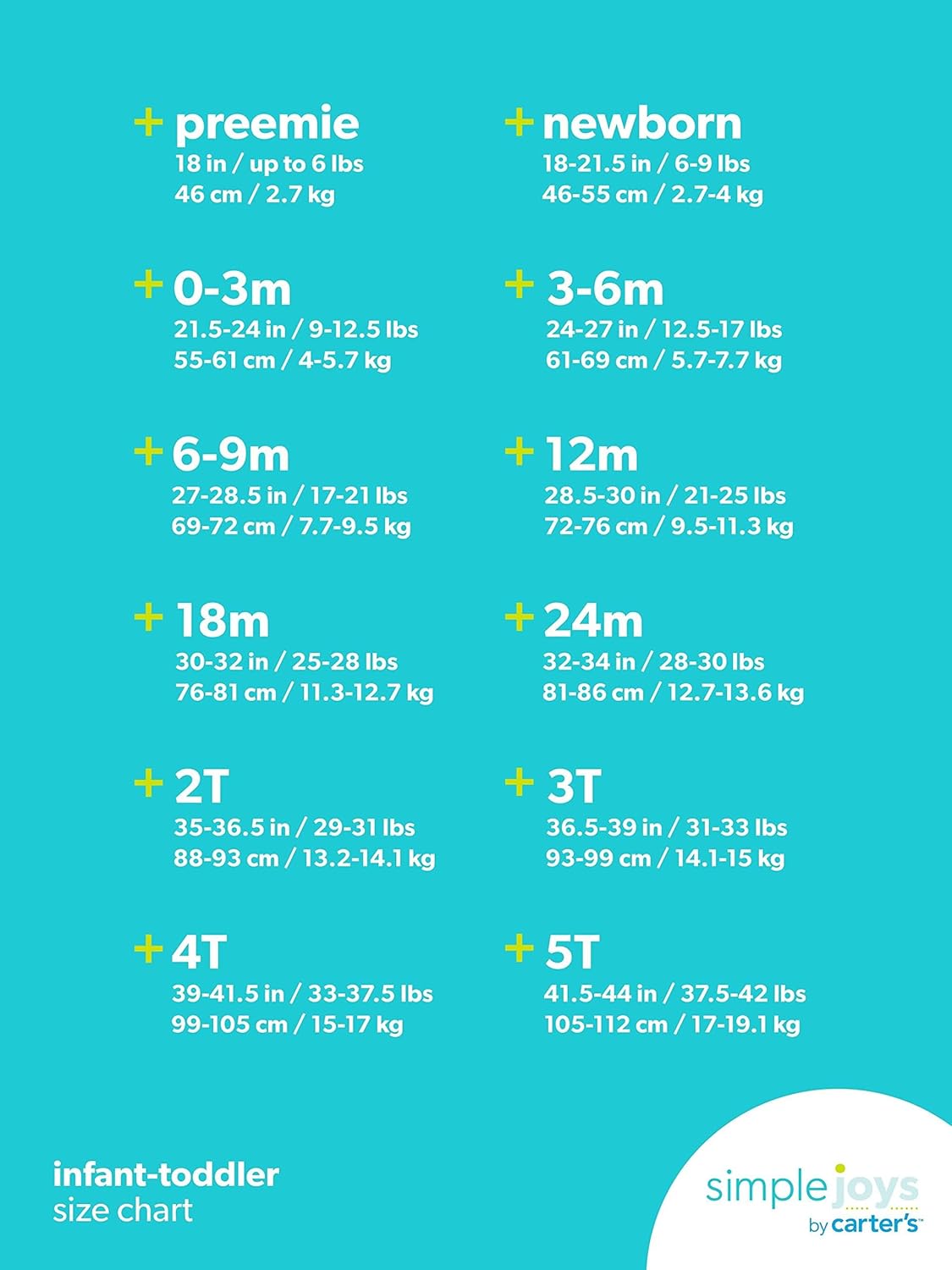 Alternative view of Simple Joys by Carter's Baby-Girls Long-Sleeve Shirts, Pack of 3