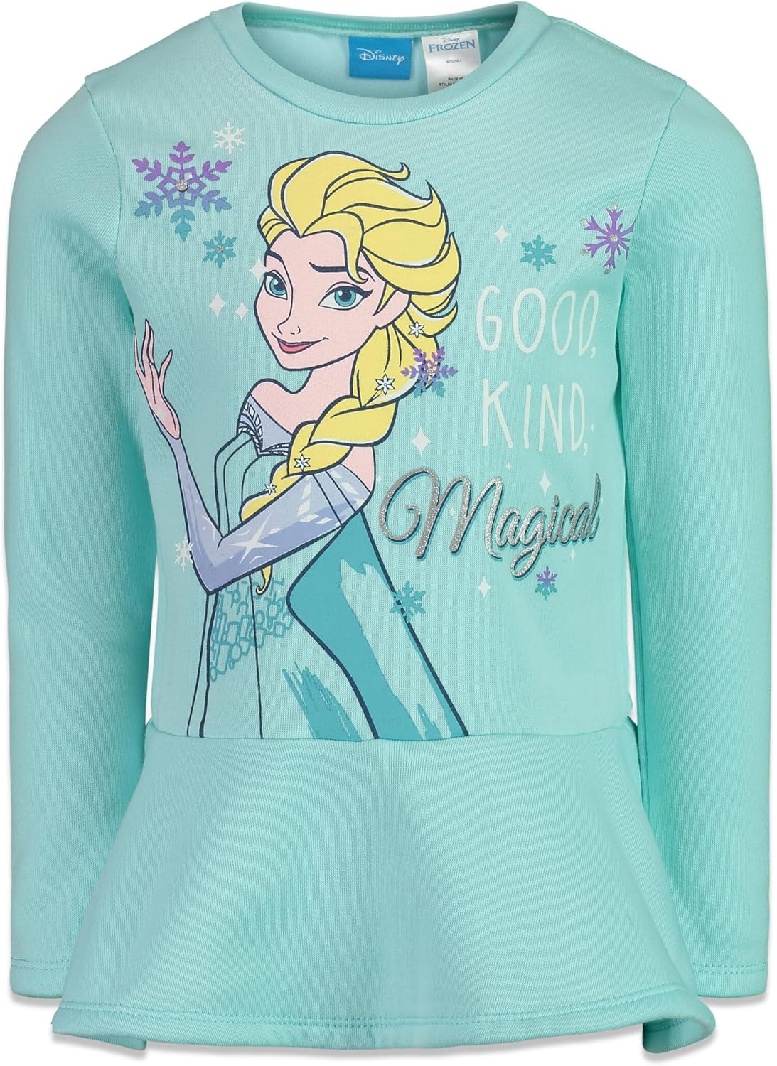 Disney Frozen Princess Anna Elsa Baby Girls Sweatshirt and Leggings Outfit Set Infant to Big Kid