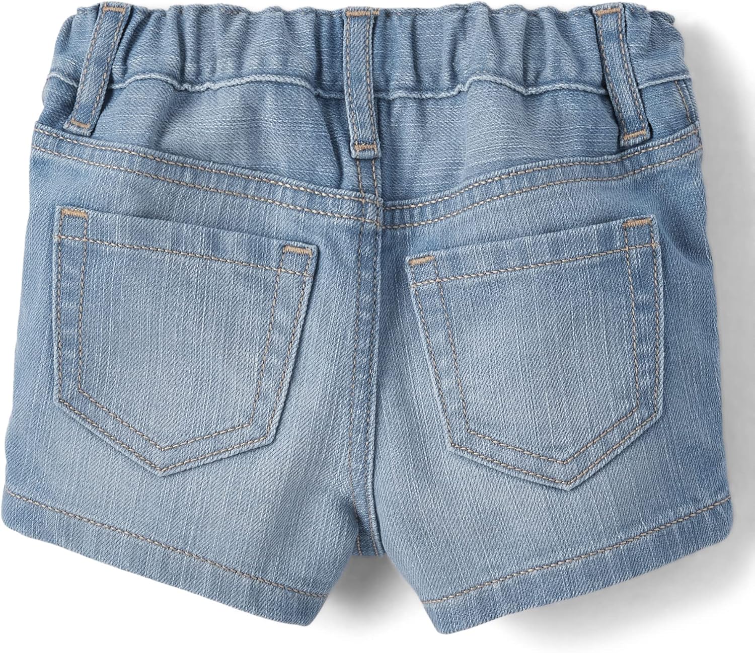 The Children's Place Baby Toddler Girls Denim Shortie Shorts 3 Pack