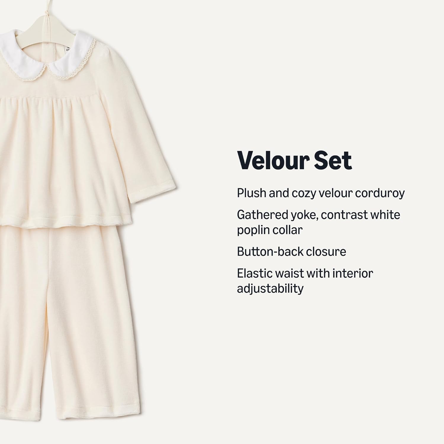 Alternative view of Amazon Essentials x Sofia Grainge Toddlers and Baby Girls' Corduroy Velour Set