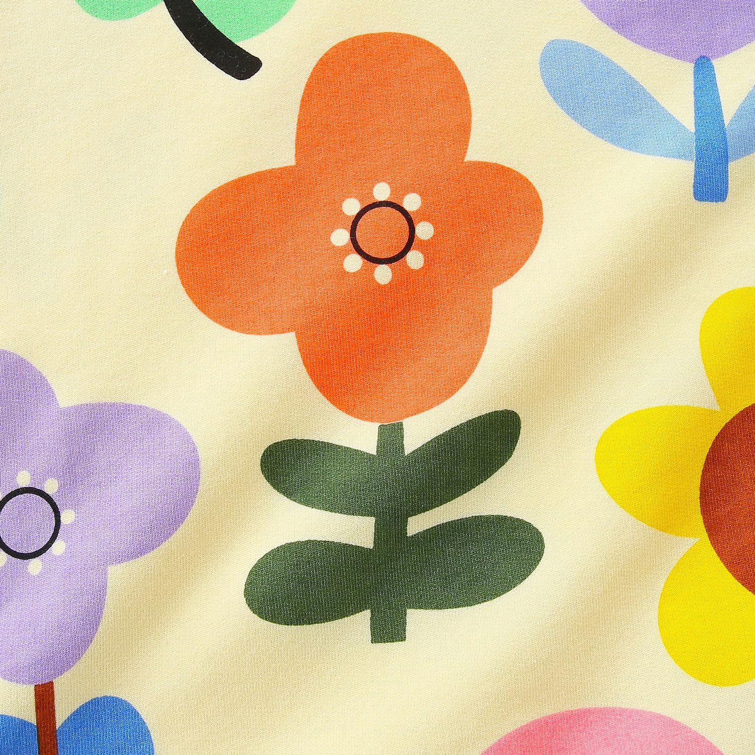 Alternative view of Bumeex 100% Cotton Toddler Girl's Cute Cartoon Long Sleeve Sweatshirt Clothes Clothing Outfits 2-7Y