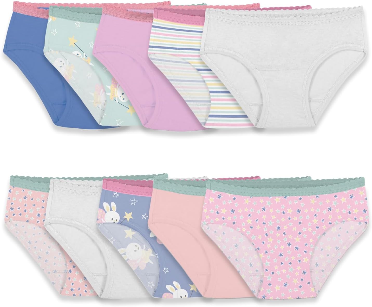 Alternative view of Fruit of the Loom Toddler Girls' Toddler Girls' Tag-free Cotton Underwear