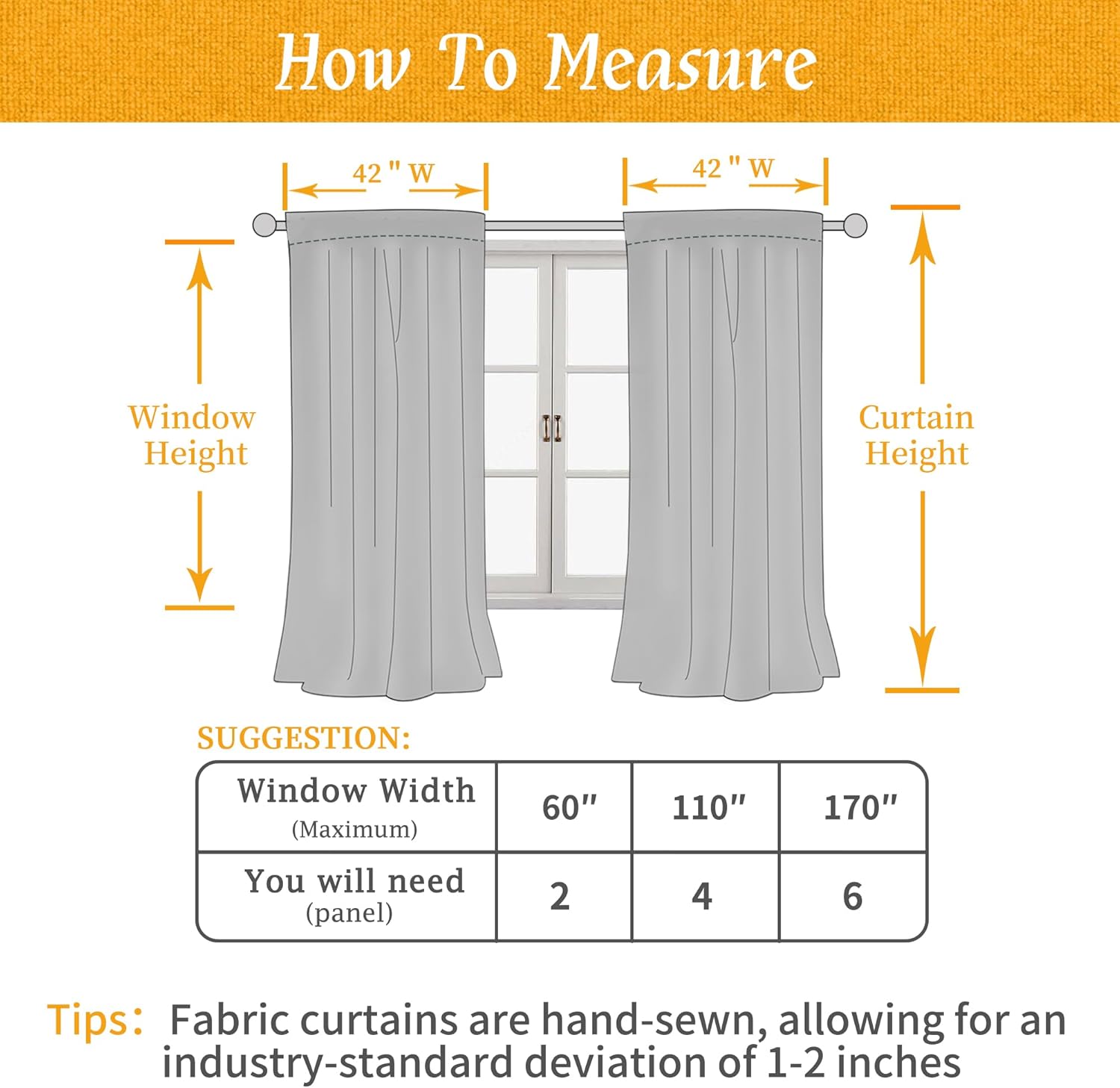 LAMIT Short Linen Curtains 36 Inch Length for Cafe, Ivory Semi Sheer Small Kitchen Window Curtains Over Sink, Light Filtering Rod Pocket Drapes for RV/Half Window, 2 Panels, 42 x 36 Inch