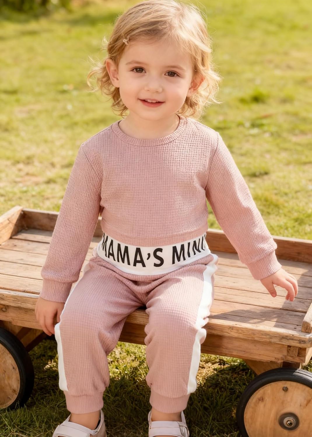 ZOEREA Toddler Baby Girls Clothes Outfits Long Sleeve Pullover Sweatshirt Tops + Pants Set Fall Winter Sweatsuits 1-6T