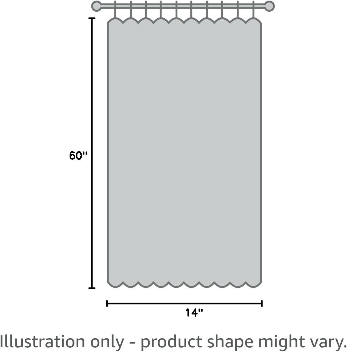 Martha Stewart Lemons 3-Piece Window Curtain Valance and Tiers Set, Yellow