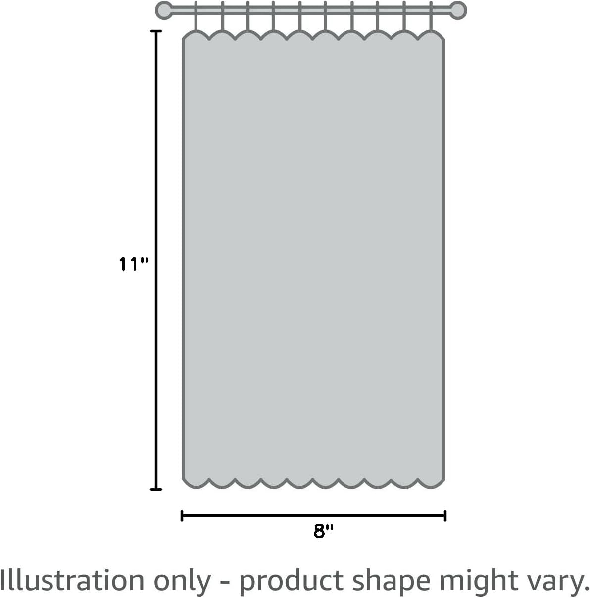 Alternative view of GOHD Arch Floral Kitchen Curtain Set/Swag Valance & Tier Set. Nice Matching Color Floral Embroidery on Border with cutworks (Rust)