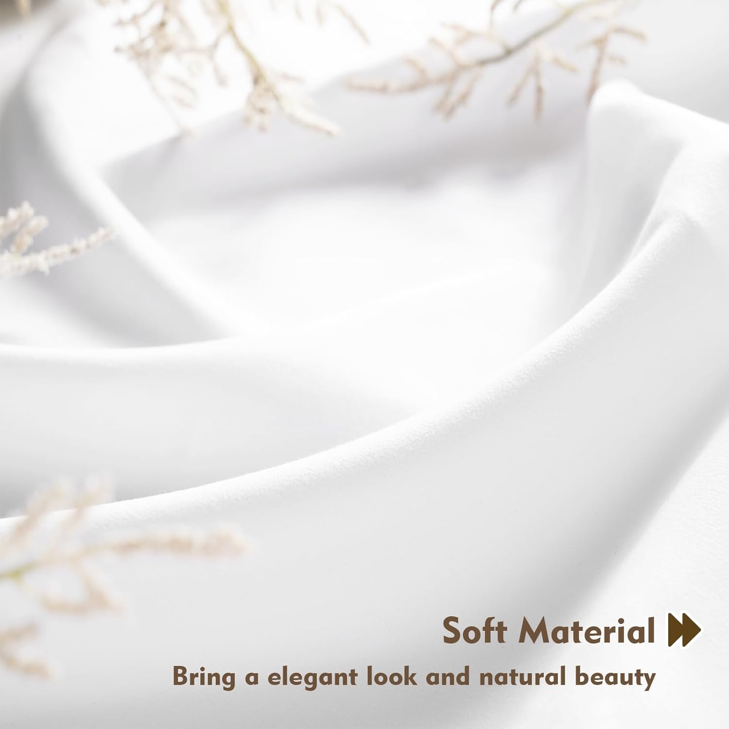 ZWARMY 2Pcs 36inch White Kitchen Tier Curtains for Windows,Semi Light Filtering Curtains for Bedroom,Living Room,Basement,Bathroom,Window Treatments (30" W x 36" L)