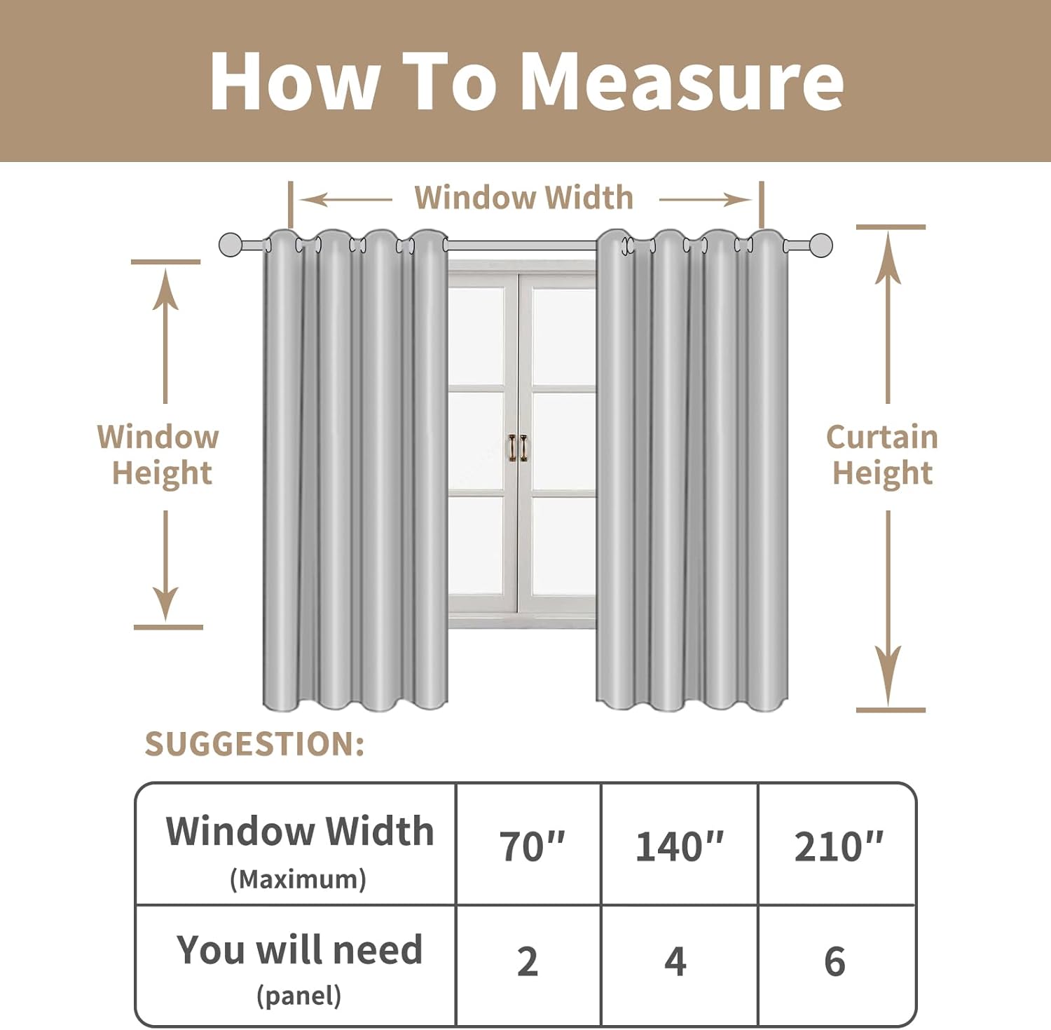 Alternative view of LAMIT Natural Ivory Linen Semi Sheer Curtains 84 inch Length, Cream Light Filtering Soft Thick Neutral Living Room Drapes with Bronze Grommet for Bedroom/Farmhouse, 2 Panels, 52 x 84 Inch