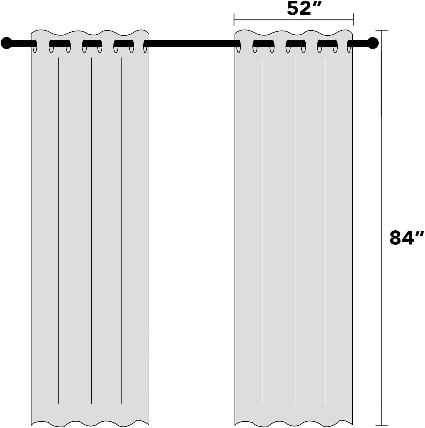 PrinceDeco Natural Linen Curtains 100% Blackout Linen Curtains for Bedroom Full Blackout Curtains 84 Inches Long Living Room Thermal Insulated Light Blocking Curtain Drapes White Backing, 2 Panels