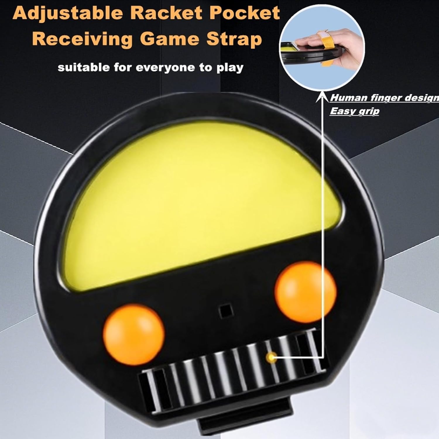 BIFENGSHUNCAI Toss and Catch Ball Game for Kids & Adults, 2Pcs Velcro Throw Catch Ball Set to Improve Hand Eye Coordination Ability, Portable Racket Pocket with Launcher, Ideal Outdoor Game Choice - Image 3