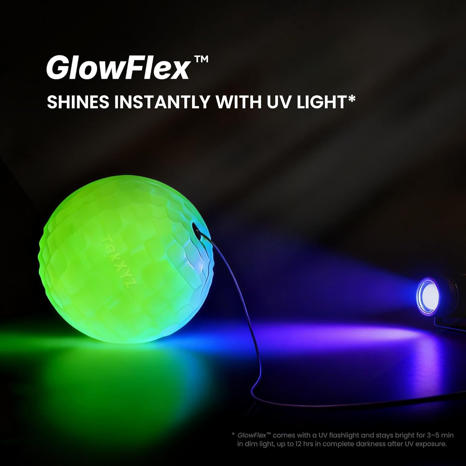 GlowFlex™ Reflex Ball with Counter App, Glow-in-the-Dark | TekXYZ® Online Community for Boxing Ball, Ideal for Coordination, Stress Relief, Home Workouts & Fitness | Stocking Stuffer Gift for All Ages - Image 5