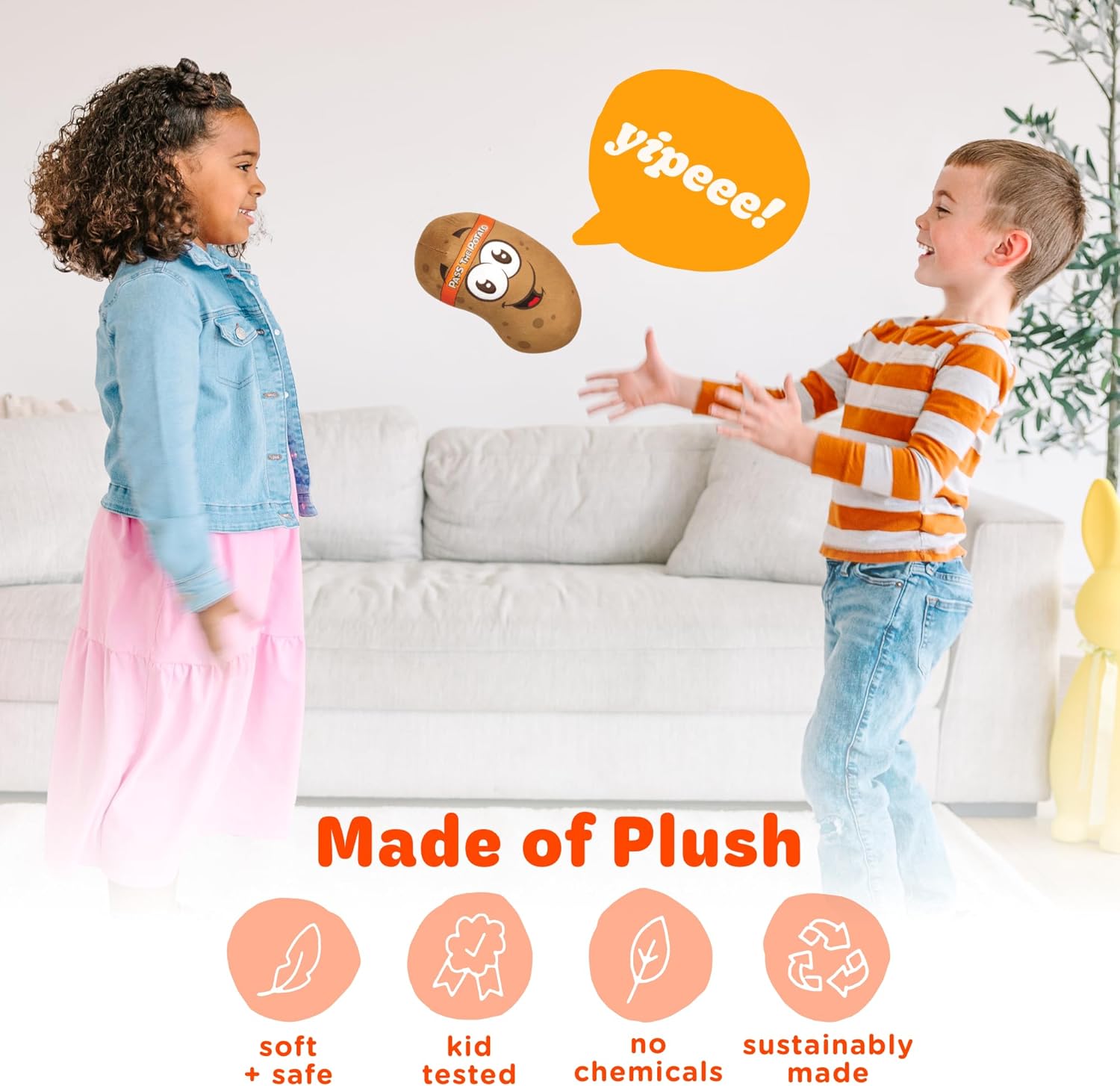 Alternative view of Move2Play, Pass The Potato, Hilariously Wild and Fun Active Play Game | Gift for Kids & Toddlers | Boys & Girls Ages 3, 4-8+ | Indoor/Outdoor Toy| Summer & Camping Fun