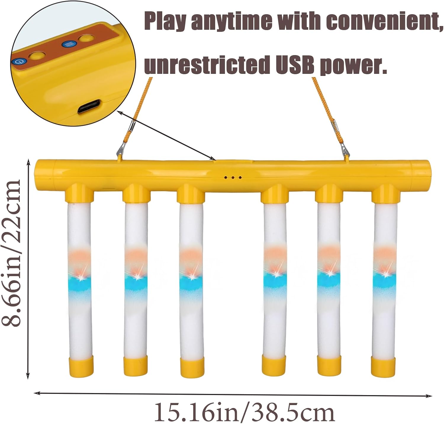 Alternative view of NYTGAH Reflex Challenge Game Set with Light Effects,Drop Stick Game for Reaction Training, Hand Eye Coordination Training Toy for Family Party