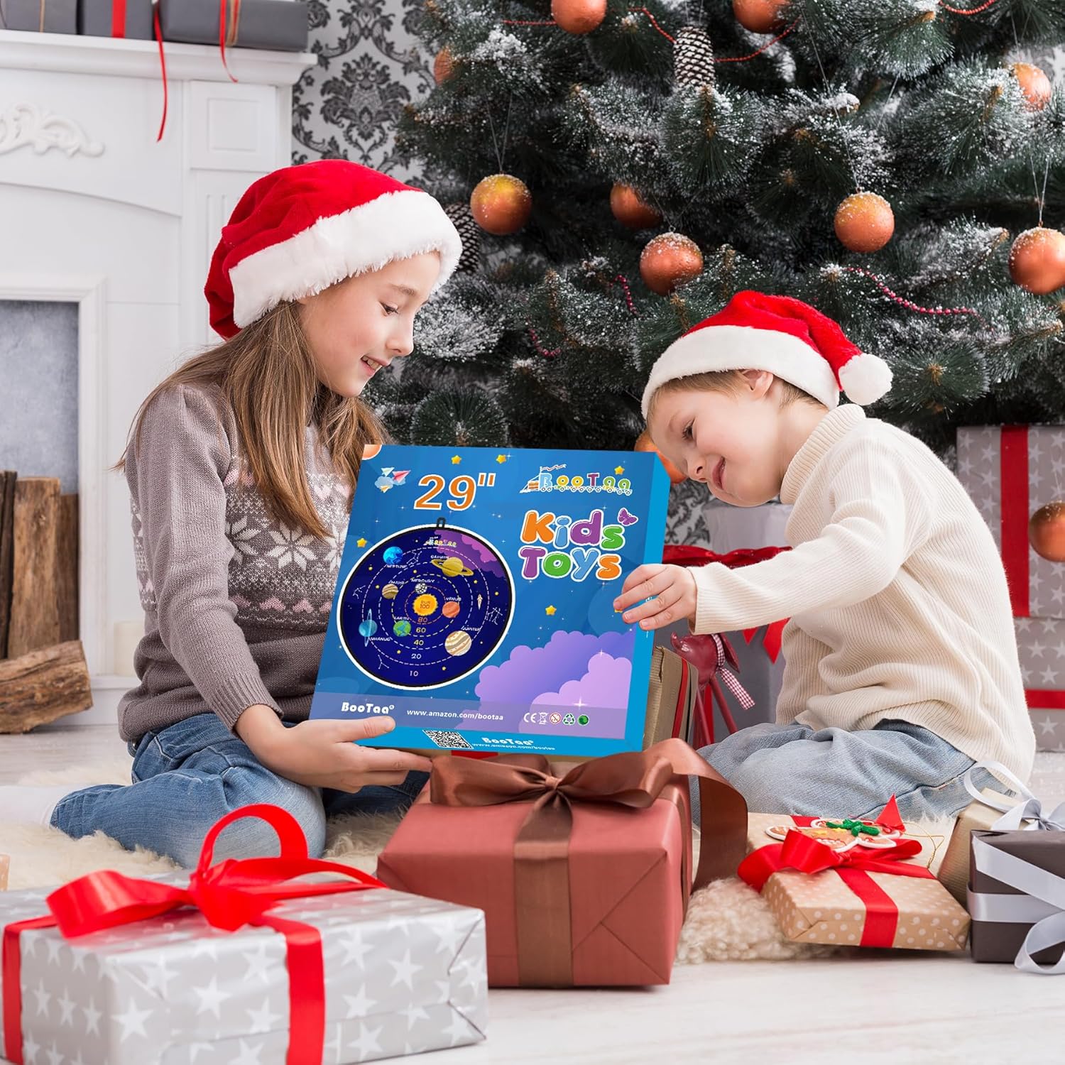 BooTaa 29" Large Dart Board for Kids, Kids Dart Board with Sticky Balls, Boys Toys, Indoor/Sport Outdoor Fun Party Play Game Toys, Birthday Gifts for 3 4 5 6 7 8 9 10 11 12 Year Old Boys Girls - Image 5