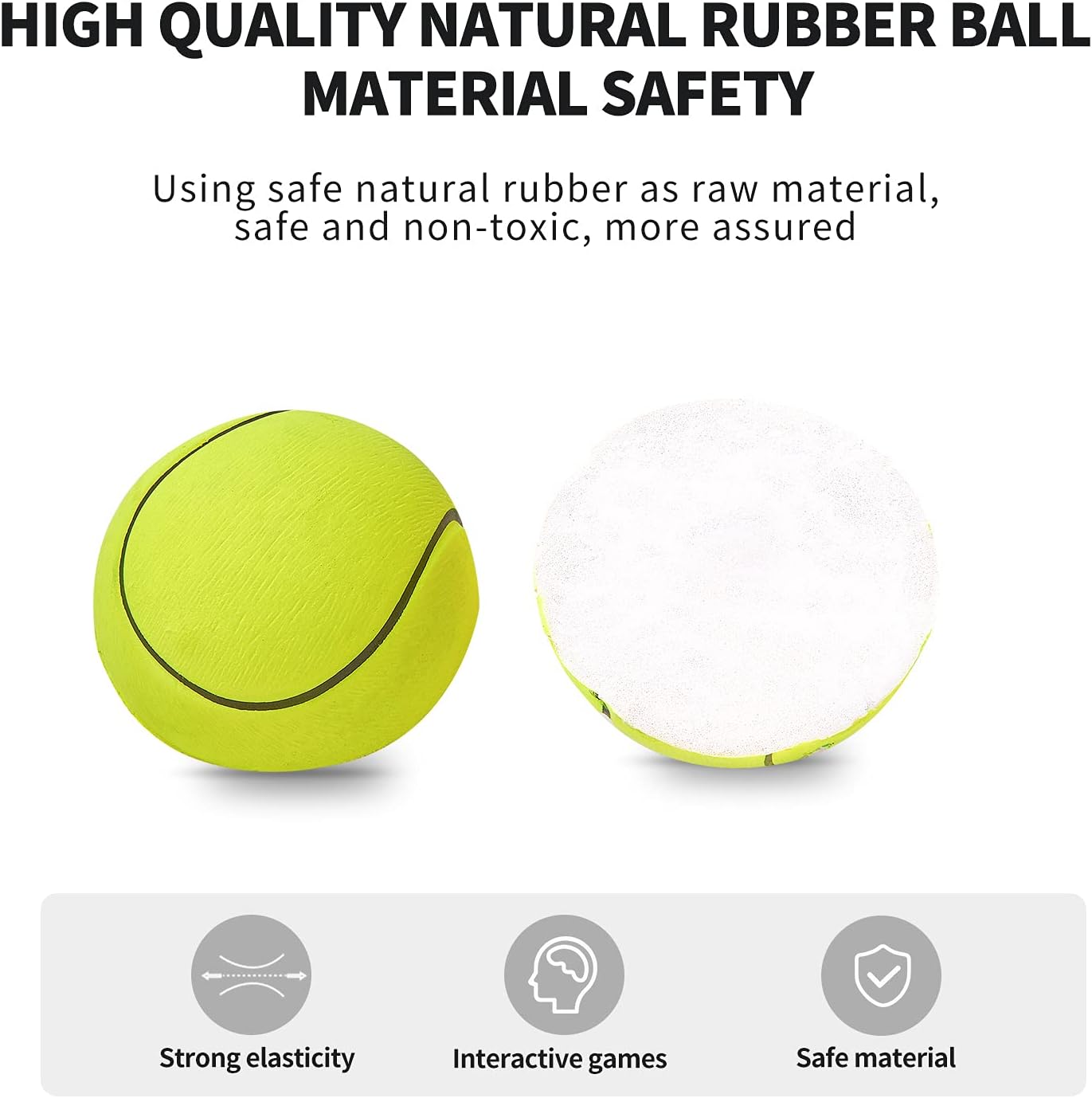 4/8/16 Pack 2.36 Inch Wrist Return Balls Wristband Ball Rubber Rebound Bouncy Sport Ball (Basketball, Baseball, Soccer,Tennis) on Elastic String Wrist Exercise or Play,Gift Toy for Kids Teens Adults - Image 4