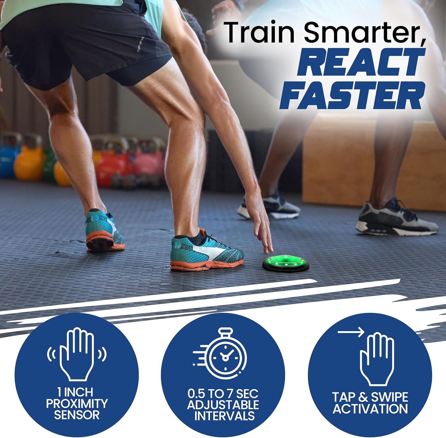 Alternative view of Reflexx RLT 2.0 - Reaction Time Training Lights for Agility - Hand Eye Coordination Training Agility Light Pods for Reaction Games and Fast Reflexes, Quick Reflex Trainer for Sports