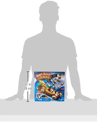 PlayMonster Donu2019t Rock the Boat Board Game-Kids Games, Family Games for Kids and Adults, Board Games for Family Night, Multi-Player Board Games, Builds Hand & Eye Coordination, Balancing Toy, Ages 5+