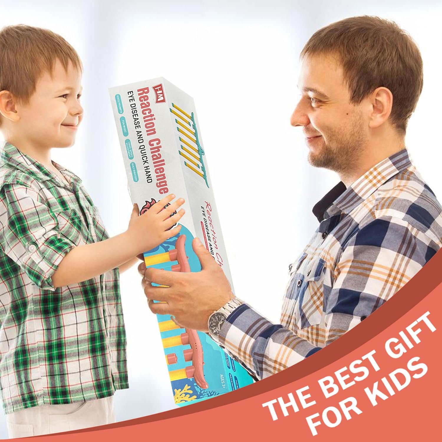 Torvion Crest Upgrade Reflex Challenge Game for Indoor/Outdoor, Hand Speed Challenge GameDrop Stick Game, Portable Reaction Training Toy for Hand-Eye Coordination & Motor Skill Development (Red)