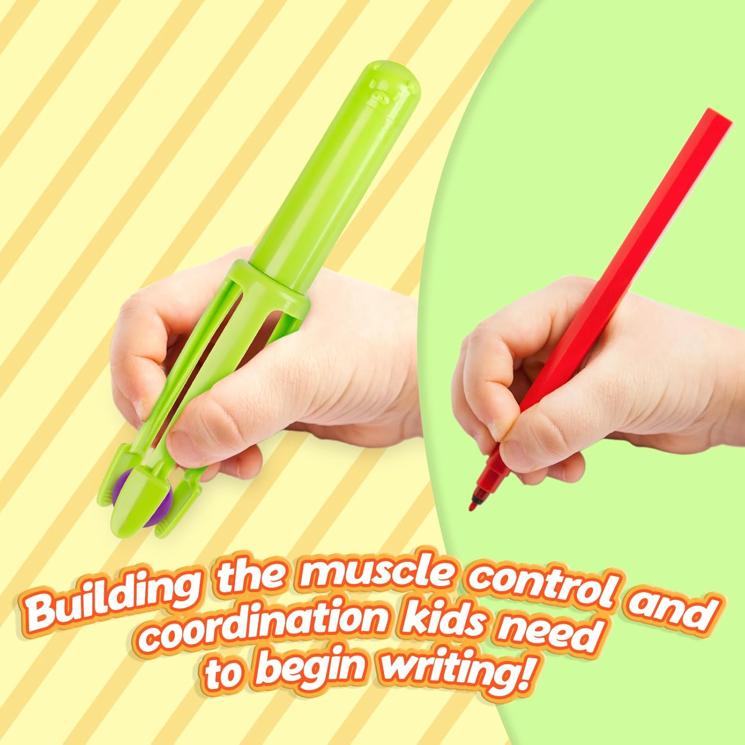 Alternative view of Aizweb Counting and Color Sorting Toys for Toddlers,Tweezer Tongs Color Sorting Kit,Montessori Preschool Kindergarten Learning Activities,STEM Math Manipulatives,Educational Fine Motor Skills