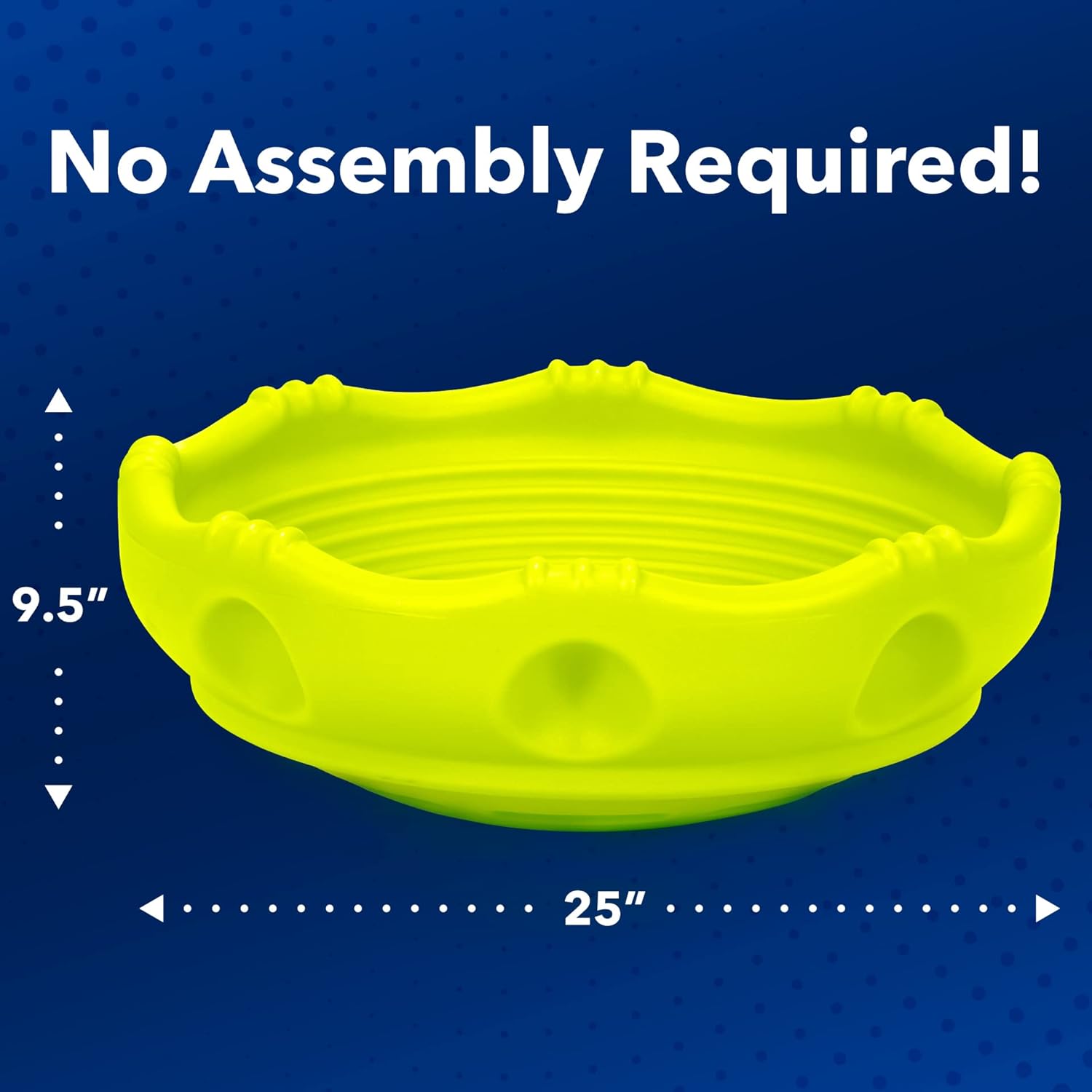 Alternative view of Simplay3 Two Sided Rock Around Wobble Disk and Climbing Dome for Toddlers and Kids - Rocking and Climbing - Indoor/Outdoor - Yellow/Green, Made in USA (1 Pack)