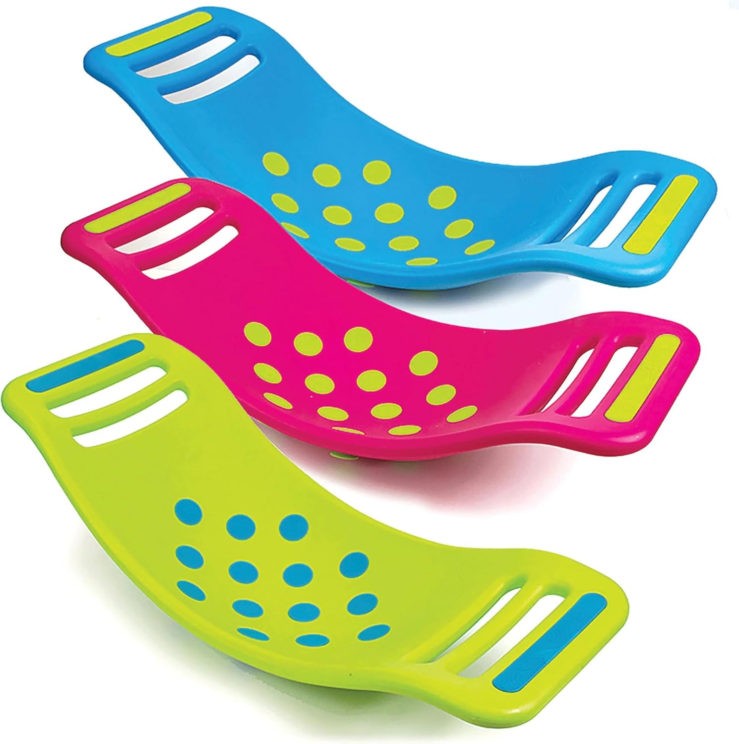 Alternative view of Fat Brain Toys Teeter Popper, Indoor Toddler Sensory Toys for Ages 3 and Up, Blue