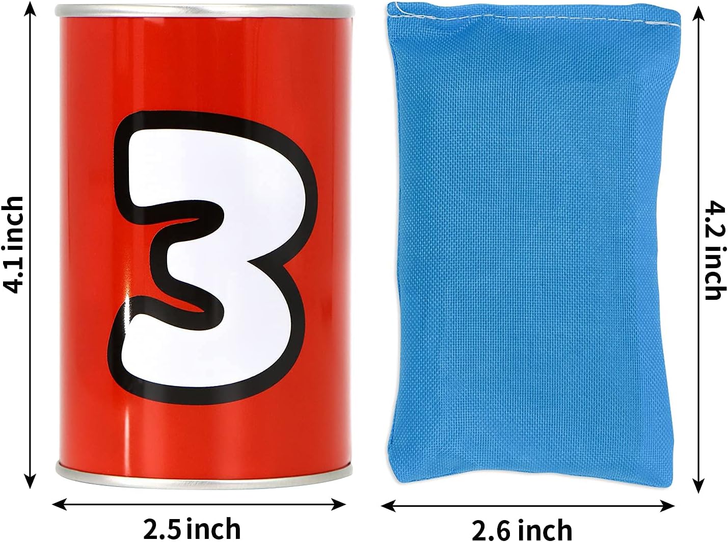 Alternative view of JOYIN 13 Pcs Carnival Party Bean Bag Toss Game, Sturdy Knockdown Can, Birthday Easter Party, Family, Best Outdoor and Indoor Games, Easter Egg Hunt for Classroom Gifts (Number Style)