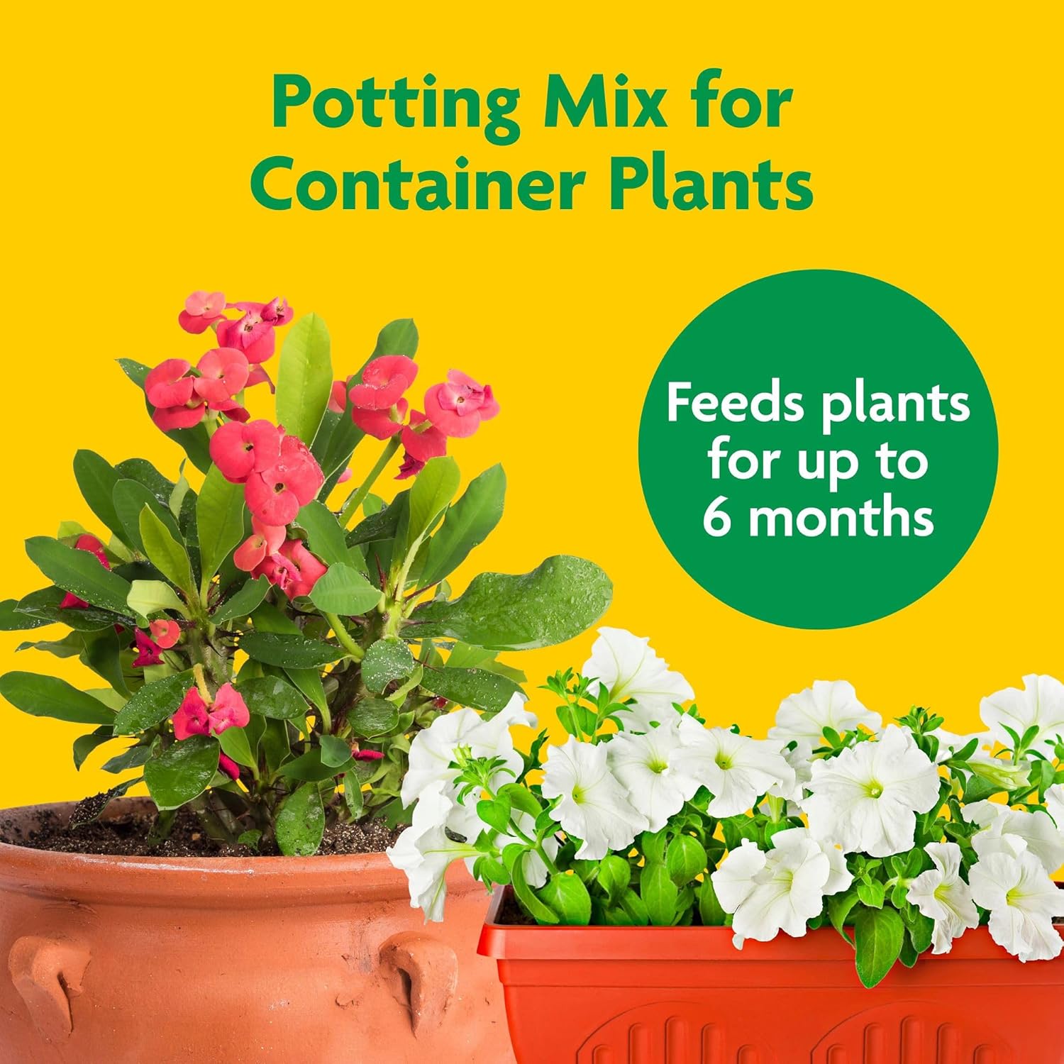Alternative view of Miracle-Gro Potting Mix, For Container Plants, Flowers, Vegetables, Shrubs, Annuals, Perennials, Feeds up to 6 Months, 8 qt., 2-Pack