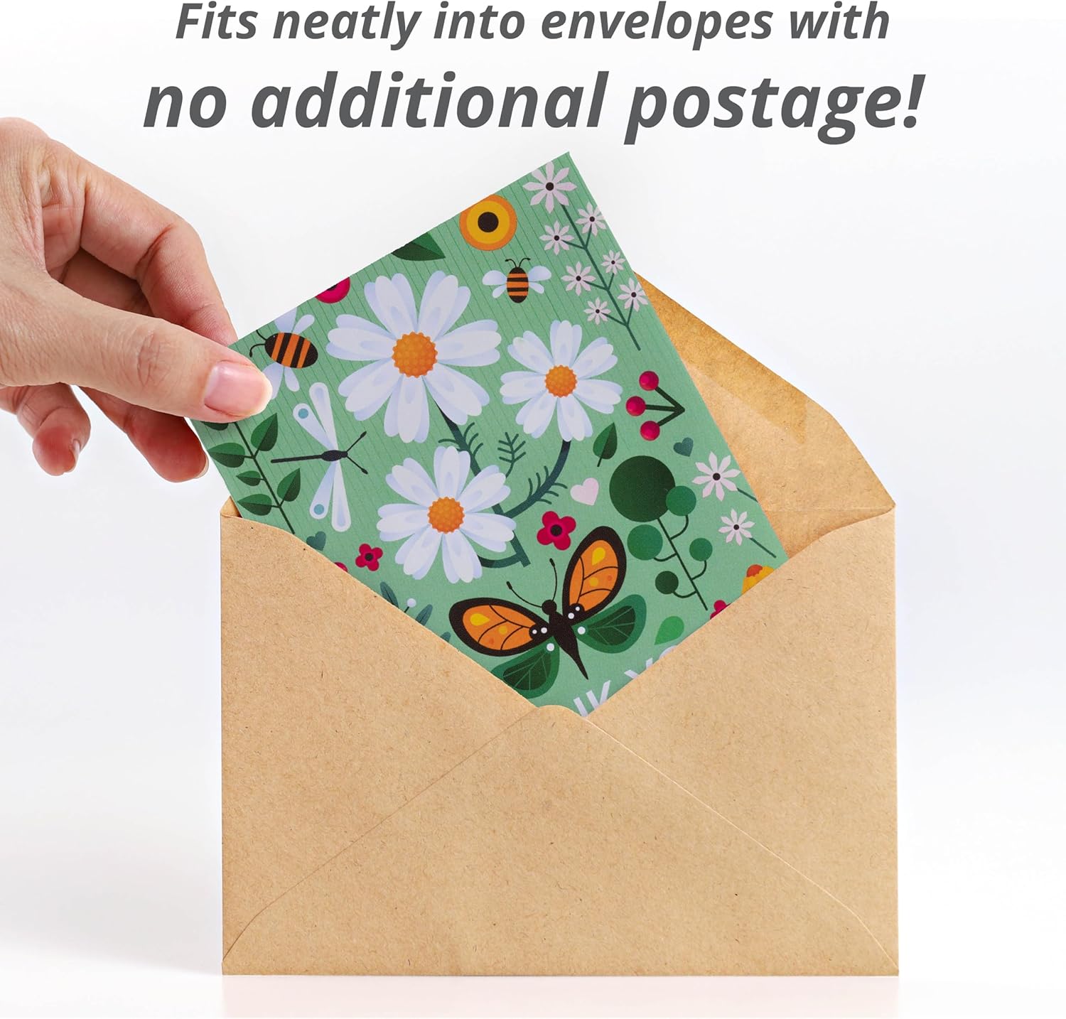 Alternative view of Bentley Seed Co. Thank You Packet - Pollinator Flower Mix - 25 Seed Packets - Perfect Eco-Friendly Thank You Gift - Non GMO Seeds, Green