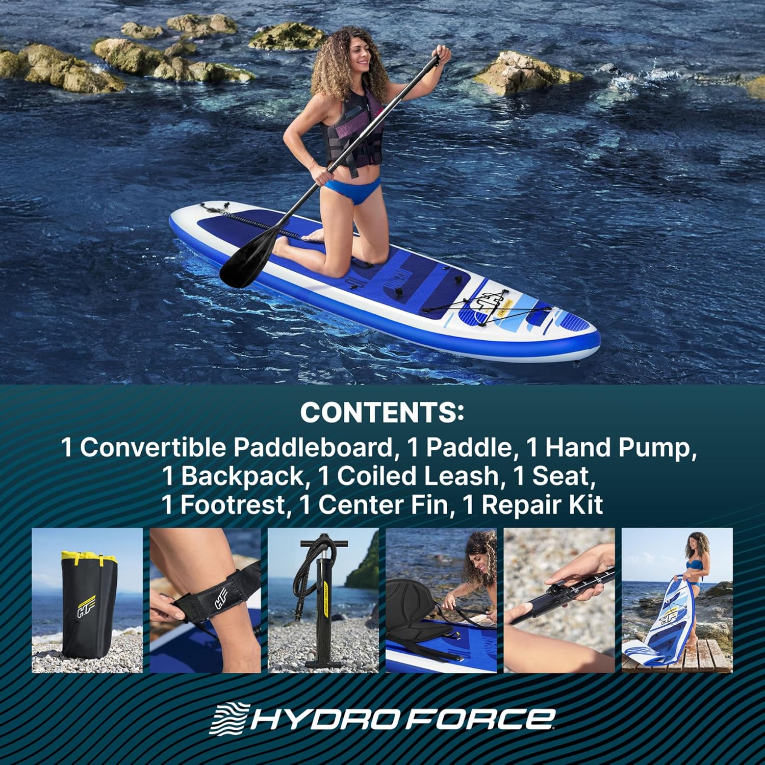 Alternative view of Bestway Hydro-Force Oceana Inflatable Stand Up Paddle Board