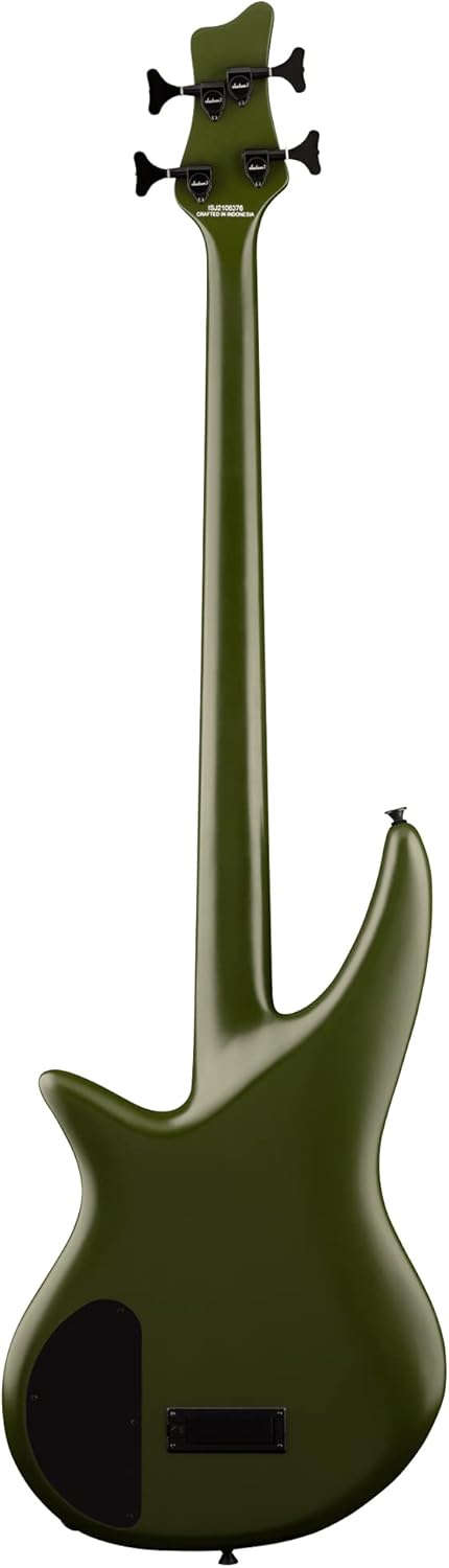 Alternative view of Jackson Spectra Bass SBX IV Bass Guitar - Matte Army Drab Bundle with Instrument Cable, Guitar Strap, Clip-on Tuner, Picks, and Austin Bazaar Instructional DVD