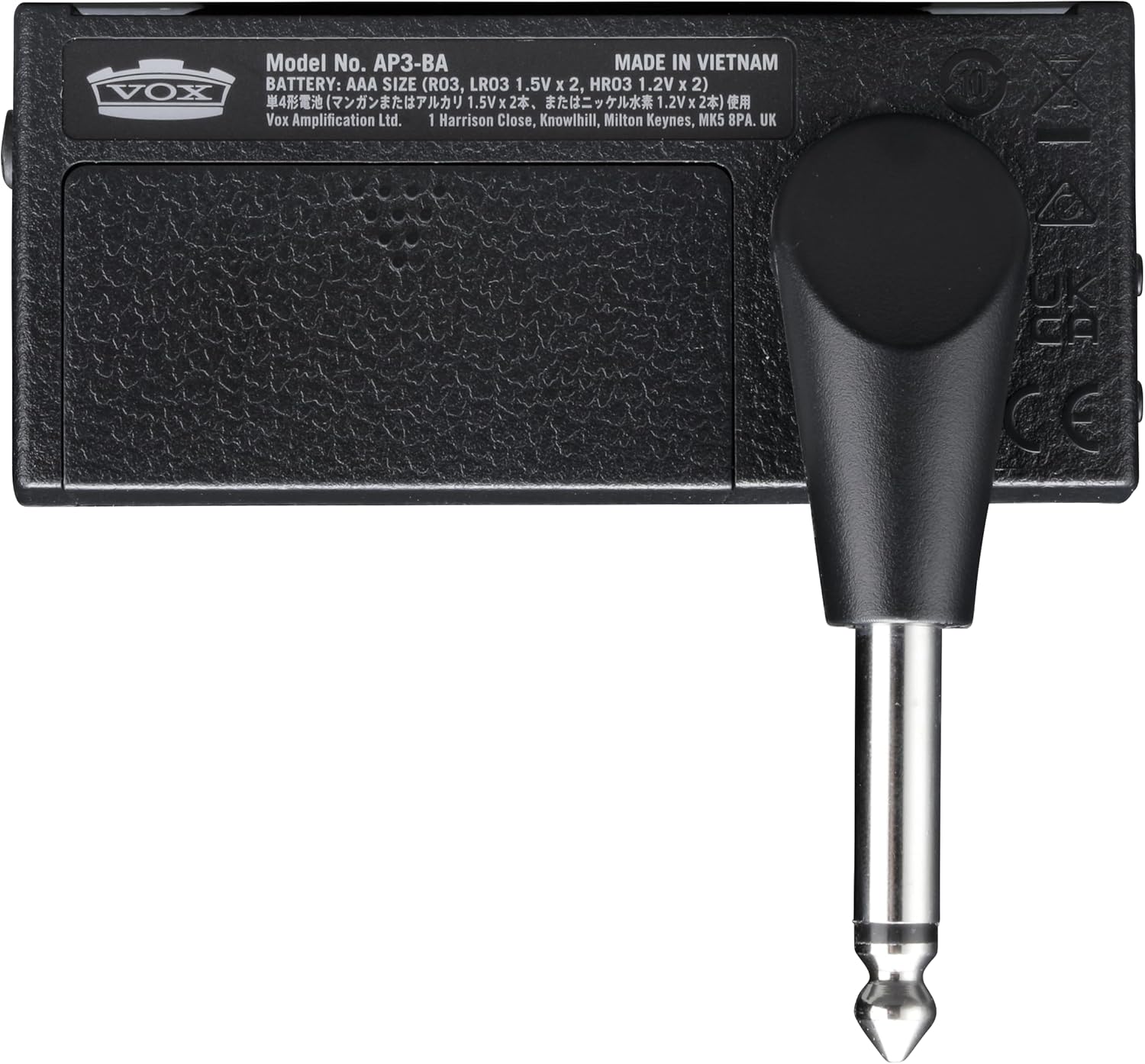 Vox amPlug 3 Bass Compact Bass Headphone Amplifier w/ Built-In FX and Speaker Emulation