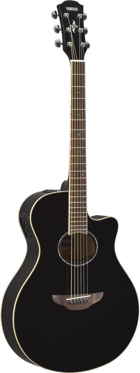 Alternative view of Yamaha APX600 OBB Thin Body Acoustic-Electric Guitar, Oriental Blue Burst